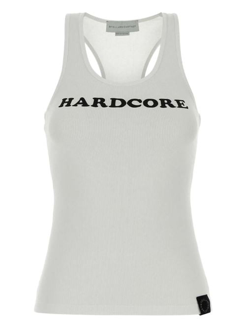 HARDCORE SLOGAN COTTON TANK TOP