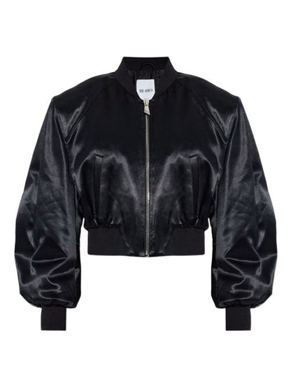 SATIN BOMBER JACKET