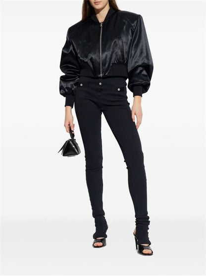 SATIN BOMBER JACKET