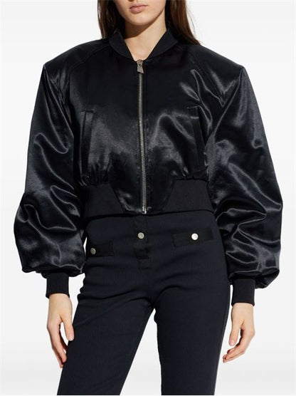 SATIN BOMBER JACKET