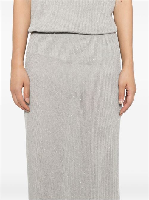 SEQUINED LONG SKIRT