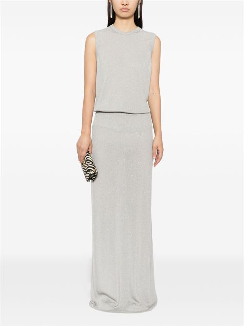 SEQUINED LONG SKIRT