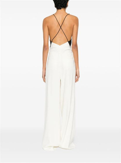SILK LONG JUMPSUIT