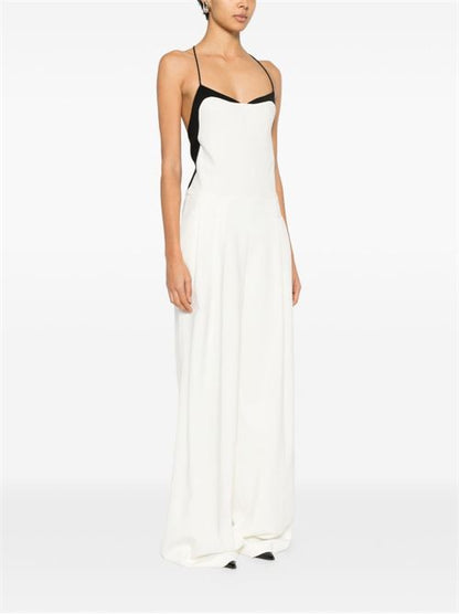 SILK LONG JUMPSUIT