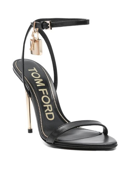 LEATHER HEEL SANDALS