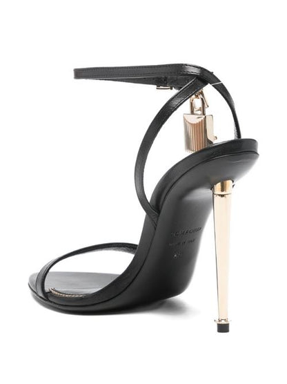 LEATHER HEEL SANDALS