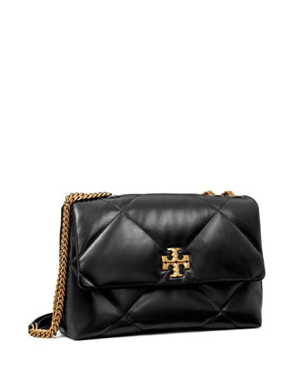 KIRA DIAMOND LEATHER SHOULDER BAG