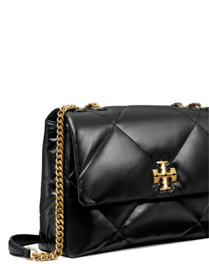 KIRA DIAMOND LEATHER SHOULDER BAG