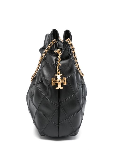 FLEMING MINI LEATHER HOBO BAG