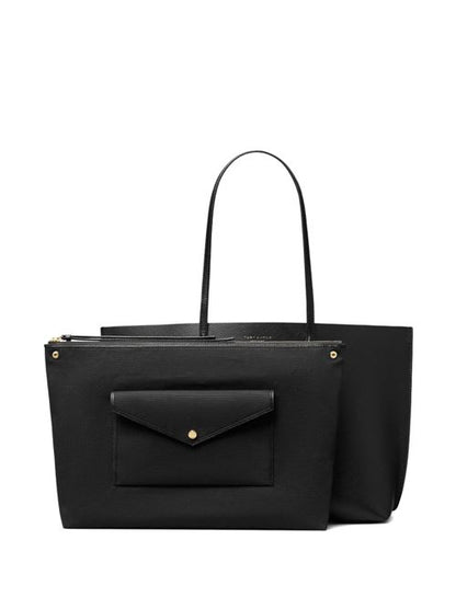 PERRY MEDIUM LEATHER TOTE