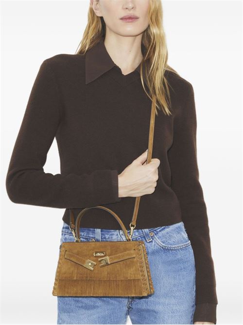 LEE RADZIWILL SUEDE LEATHER MINI BAG