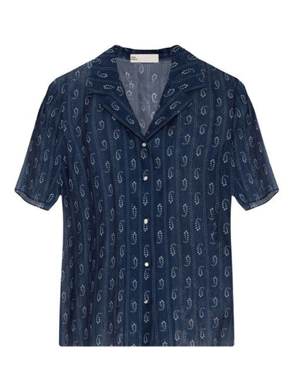 COTTON AND SILK BLEND SHIRT