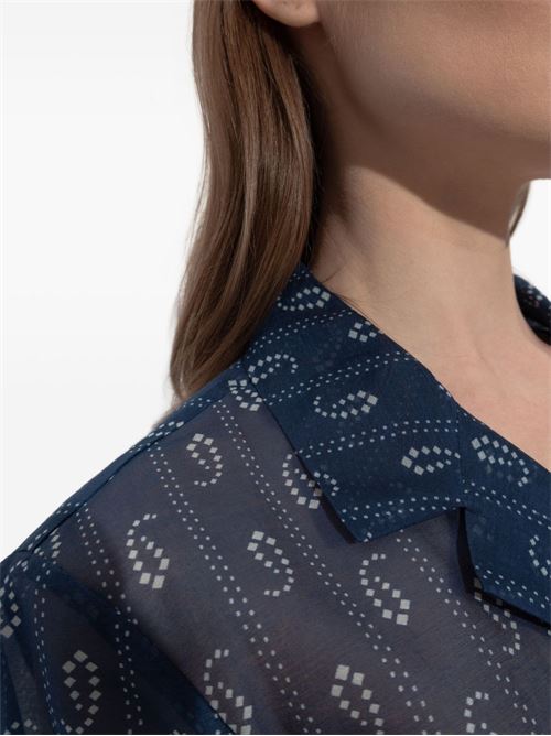 COTTON AND SILK BLEND SHIRT