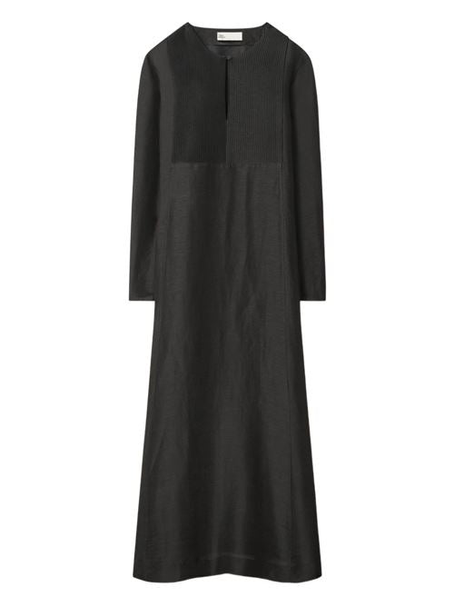 LINEN AND SILK LONG KAFTAN