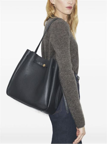 ROMY LARGE LEATHER BUCKET BAG