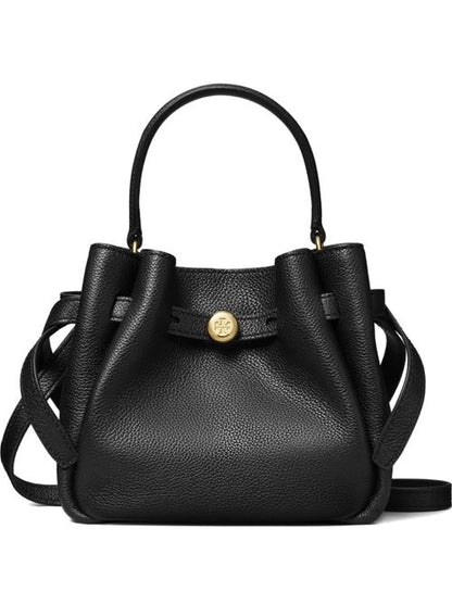 ROMY MINI LEATHER BUCKET BAG