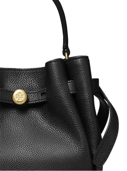 ROMY MINI LEATHER BUCKET BAG