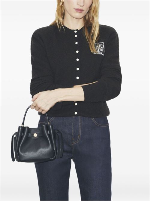 ROMY MINI LEATHER BUCKET BAG