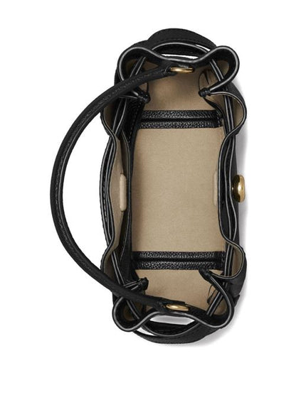 ROMY MINI LEATHER BUCKET BAG