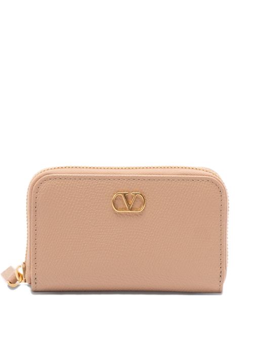 VLOGO SIGNATURE MINI LEATHER WALLET