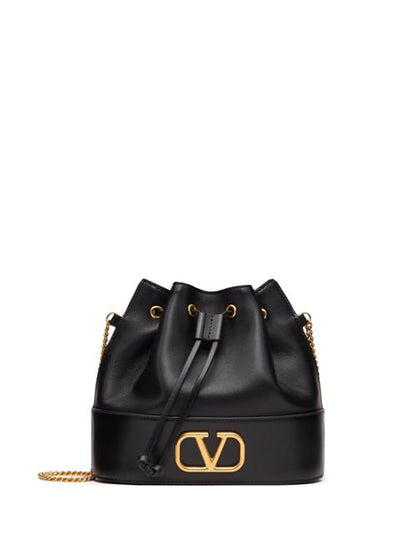 VLOGO SIGNATURE LEATHER MINI BAG