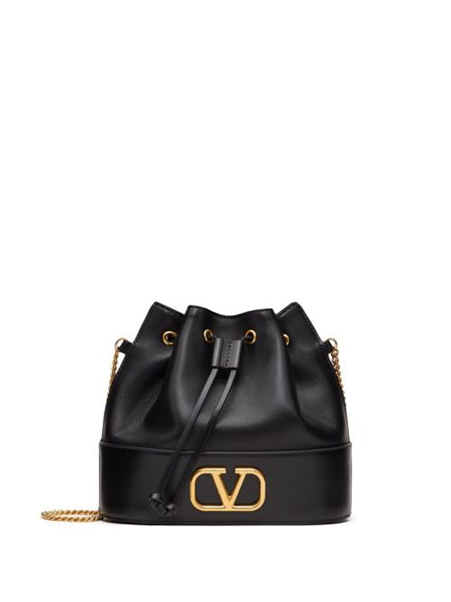 VLOGO SIGNATURE LEATHER MINI BAG