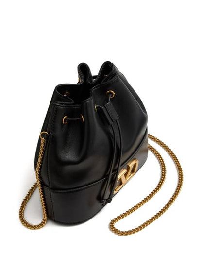 VLOGO SIGNATURE LEATHER MINI BAG