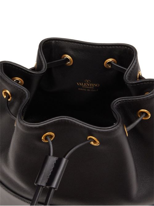 VLOGO SIGNATURE LEATHER MINI BAG