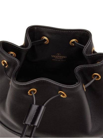 VLOGO SIGNATURE LEATHER MINI BAG