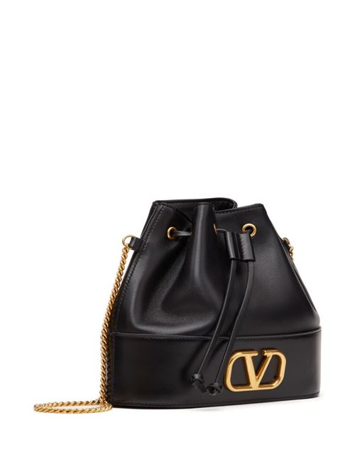 VLOGO SIGNATURE LEATHER MINI BAG