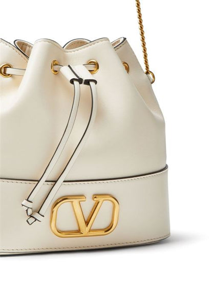 VLOGO SIGNATURE LEATHER MINI BAG