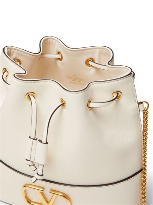VLOGO SIGNATURE LEATHER MINI BAG