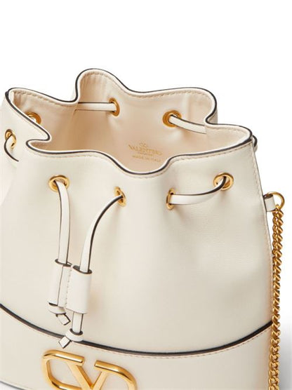 VLOGO SIGNATURE LEATHER MINI BAG