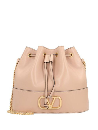 VLOGO SIGNATURE LEATHER MINI BAG