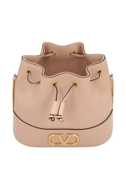 VLOGO SIGNATURE LEATHER MINI BAG