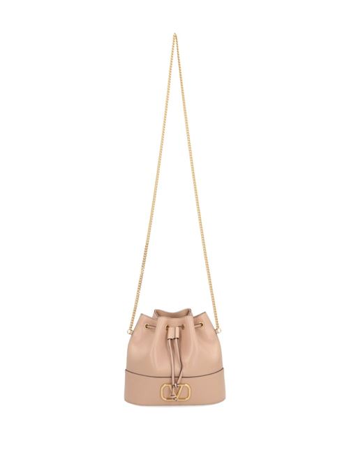 VLOGO SIGNATURE LEATHER MINI BAG