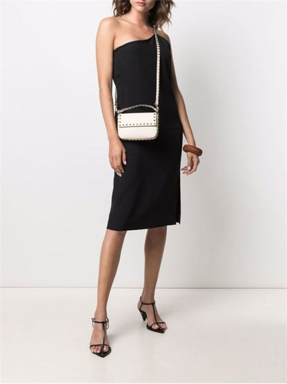 ROCKSTUD LEATHER MINI BAG