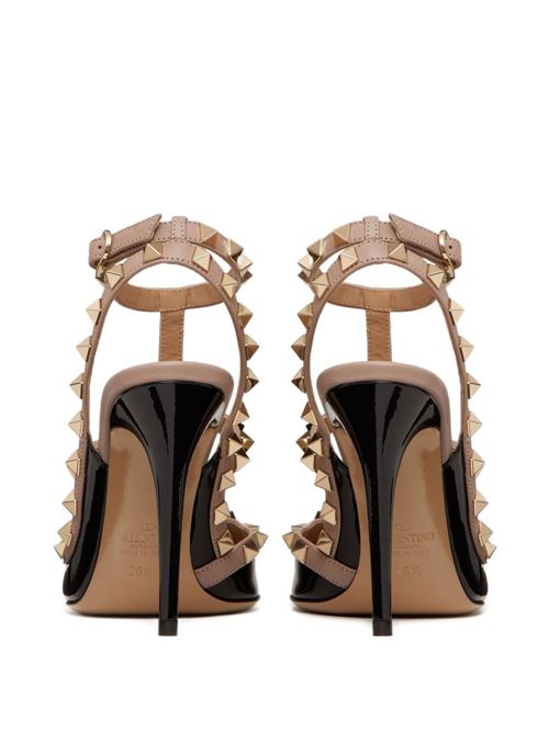 ROCKSTUD PATENT LEATHER PUMPS