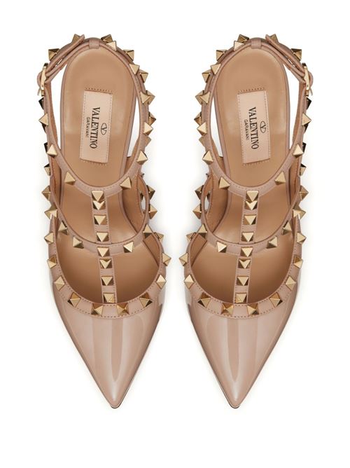 ROCKSTUD PATENT LEATHER PUMPS