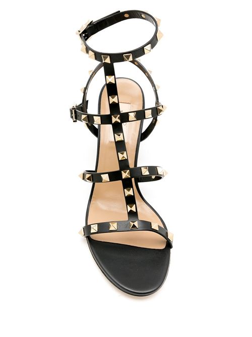 ROCKSTUD LEATHER SANDALS