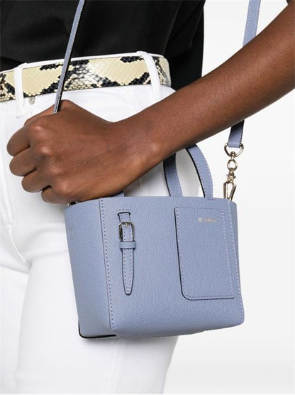 NANO LEATHER BUCKET BAG