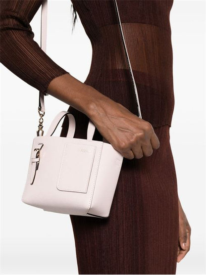 NANO LEATHER BUCKET BAG