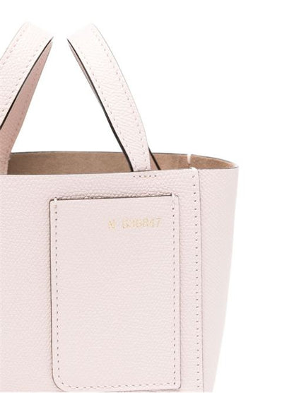 NANO LEATHER BUCKET BAG