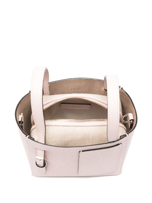 NANO LEATHER BUCKET BAG