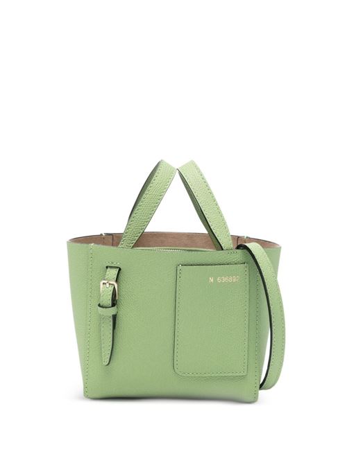 NANO LEATHER BUCKET BAG