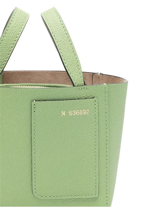 NANO LEATHER BUCKET BAG