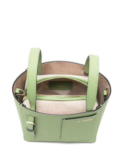 NANO LEATHER BUCKET BAG