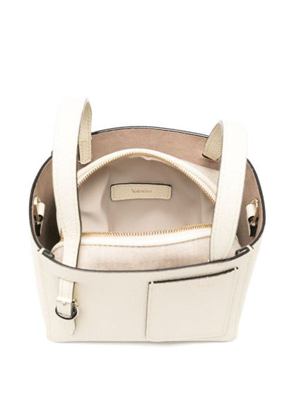 NANO LEATHER BUCKET BAG