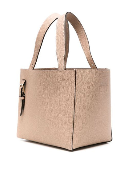 MINI LEATHER BUCKET BAG