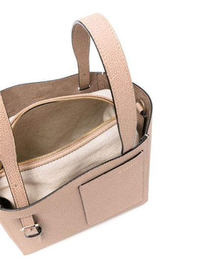MINI LEATHER BUCKET BAG